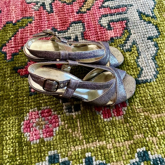 Marc Jacobs Glittering Silver Heels - Picture 6 of 13